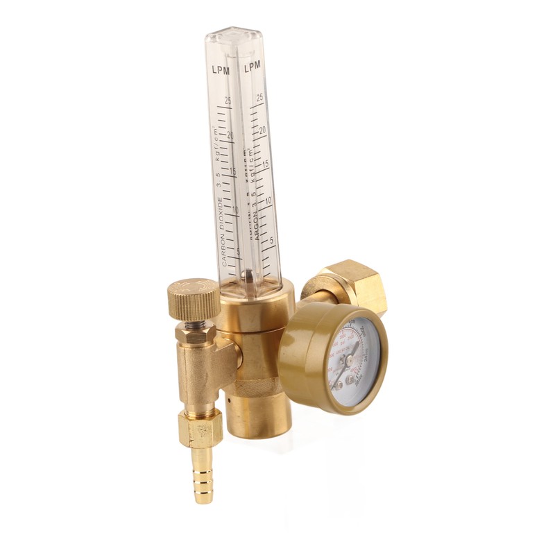 Argon Regulator Manual Adjustment Welding Gas Flowmeter Pressure Reducer with