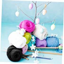 SHINEOFI 3sets 12 Rolls 12 Acrylic Yarn for Crafting Lightweight Crochet Wool Colors for DIY Knitting Projects Soft and Skin Friendly for Amigurumi Scarves and Hats 12rolls*3