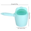 Baby Shampoo Cup Cute Kid Wash Hair Bathing Flusher Eye(/8.27x4.21x5.91in)(Green)