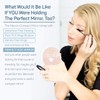 Mavoro Magnifying Compact Mirror | 1x/10x Magnification | 4" Small