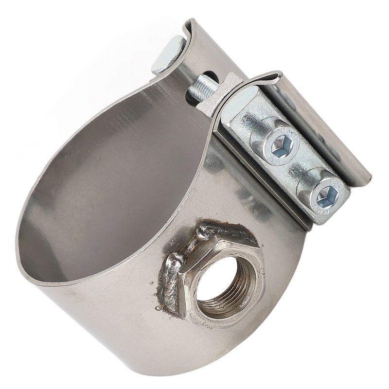 Clamp On Wideband Sensor Bung Adapter Adjustable Stainless Steel Oxygen