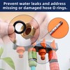 TKYPZY 40 Pack Power Pressure Washer O-Rings for 1/4" &