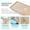 SIKADEER 31" x 19" Under Sink Mat Waterproof, Silicone Mat