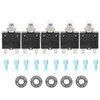 5A Thermal Circuit Breaker with Quick Connect Terminals Waterproof Cap