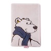 Nici Winter notebook polar bear Bignic with detachable plush-cover, DIN