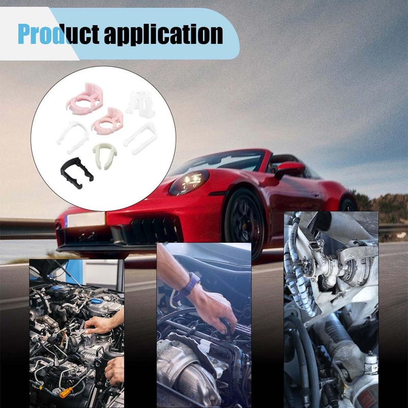 160PCS Car Fuel Line Clips, 7 Sizes Fuel Line Retainer