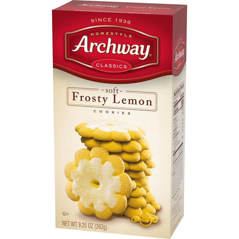Archway Cookies, Soft Frosty Lemon Cookies, 9.25 Oz (Pack of