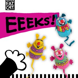 Pet Mate Fat Cat Classic Eeeks Flower Toy