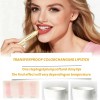 Lápiz Labial Que Cambia De Color, Lámina Dorada, Nutritivo Y
