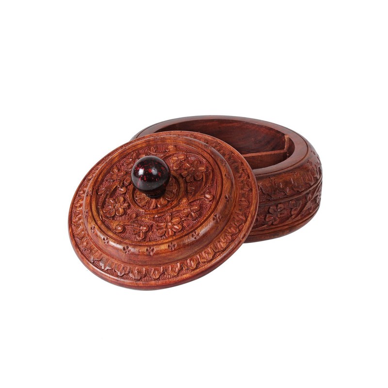 Indian Glance Wooden Large Spice Rack Organizer Box | Holder