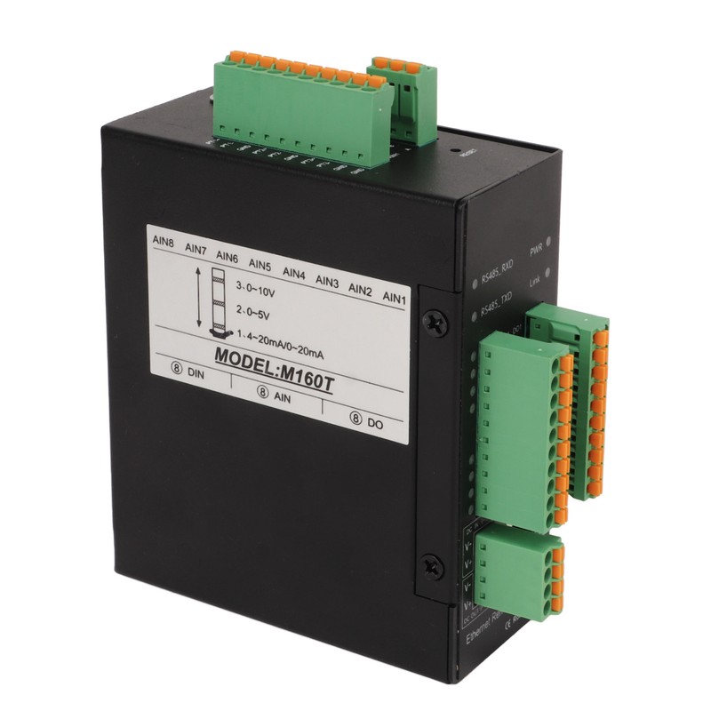 Multi Channel Switch Analog to Ethernet IO Module DC 9‑36V