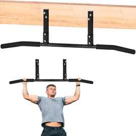 Pull Up Bar, Chin Up Bars Ceiling Mount by Ultimate Body Press, Workout for Home Gym, Beam, Crossfit - Heavy-Duty, Foam Grip, Easy installation - Style: A.Joist Mounted Pull Up Bar