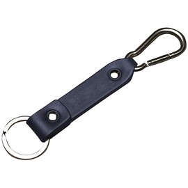 Blue leather key chain, ring, keychain, boyfriend fob carabiner hook holder clip keyring groomsmen gift