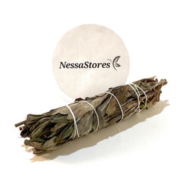 NessaStores- Black Sage Smudge Incense 4"-5" Bundle (1 pc) #JC-147