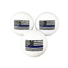 Thin Blue Line American Flag Golf Balls - 3 Pack
