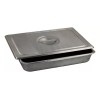 Hemco Charola Con Tapa Budinera Acero Inoxidable Grande Facturada