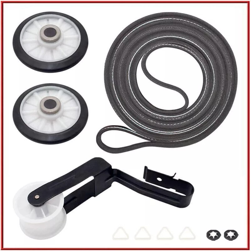 Whirlpool LER4634PQ0 LER4634JQ0 LER4634EQ2 Dryer Repair Kit Belt Pulley Rollers