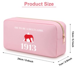 Elephant Theme Gifts for Women Makeup Bag Paraphernalia Gift for Bestie Friends Sisters Travel Cosmetic Pouch Christmas Birthday Presents for Daughter Double Side Print Toiletry Bag