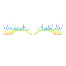 Car Eyeslashes for Headlights Colorful Car Lashes for Headlights for Any Car Stickers for Women Eyeslash Car Decals for Women Outside Car Decorations for Teen Girls Funny Car Accessories 2PCS