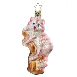 Inge-glas - Grinning Cat - Christmas Tree Decoration - Glass - Pack of 1