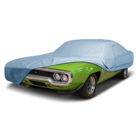 iCarCover Premium Car Cover for 1968-1972 Plymouth Roadrunner Heavy Duty Waterproof All-Weather Automobiles Custom Fit Indoor Outdoor UV Snow Protection Covers with Straps and Bag
