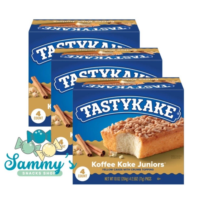 Tastykake Koffee Kake Juniors 3 Boxes