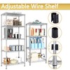 Figame Wire Shelf Clips, 50 Pack Black Wire Shelf Locking