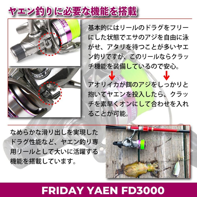Ori-781770 Fishing Gear for Aoriyaen Fishing Line Spinning Reel Friday