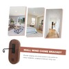BIUDECO Metal Hook Wooden Wind Chime Bracket Wall Mount Easy
