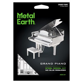 Metal Earth Fascinations MMS080 502738, Grand Piano – Construction Toy, 2 Metal Board (Ages 14 +