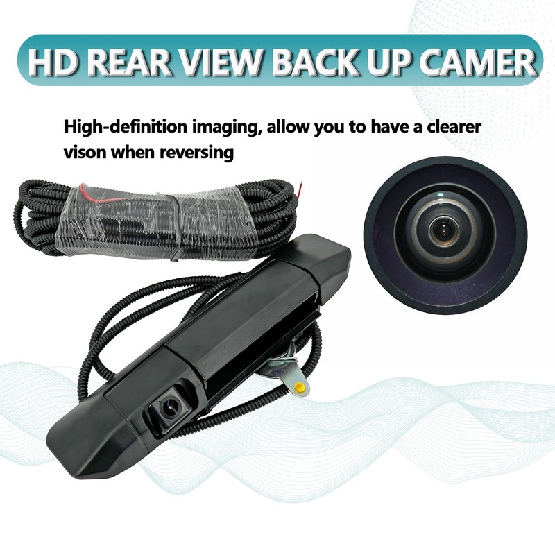 Rear View Camera Car Backup Tailgate Handle Camera Replacement for