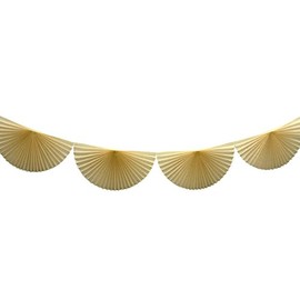 3-Pack 7 Foot Tissue Paper Bunting Garland Party Decoration (Ivory)