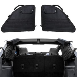 BESTAOO Roll Bar Storage Bag Cargo Cage for Ford Bronco 2021 2022 2023 2024 2025 4 Door Accessories with Multi-Pockets Organizers & Cargo Bag Saddlebag Tool Kit