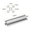 uxcell 4 Pcs T Slot 2020 Aluminum Extrusion Profile European