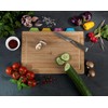 WENKO Bella Bamboo Chopping Board with Juice Groove and 4