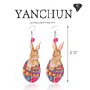 Easter Bunny Earrings for Women Cute Rabbit Dangle Earrings Acrylic