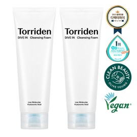 Torriden Dive In Low Molecular Hyaluronic Acid Cleansing Foam 150mL Double Set (150mL+150mL) - Torriden Dive In Low Molecular Hyaluronic Acid Cle