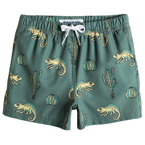 MaaMgic Boys Swim Trunks Toddler Swim Shorts 4 Way Stretch