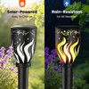 MrCrafts Nature Solar Lights Outdoor 4 Pack - 40'' Solar