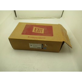 Lithonia Edge Lit LED Emergency Exit Sign LRP B 1 RC 120/240 EL N PNL RED Letter