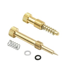 JIK Carburetor Air Fuel Mixture Screw & Idle Speed Adjustment Screw for Yamaha YBR 125 Mikuni VM22 Carb (Air Fuel Mixture & Idle Speed Adjustment Screw)
