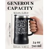 Onebttl Poppy Gifts Stainless Steel Beer Stein Tumbler, 24oz Beer