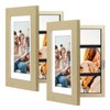 Toner Depot 2 Pack 4x6 Picture Frame, Quick-Change Photo Storage