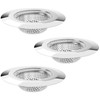 3-Pack,Bathtub Sink Strainer, Stainless Steel Shower Drain Hair Catcher, Bathroom