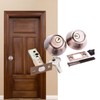 Door Knob Lock Universal Protection Entrance Keyed Double Side Interior
