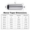 sourcing map MT2 to MT1 Morse Taper Adapter Reducing Drill
