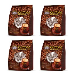 Old Town White Coffee 3 in 1 Extra Rich Dark Roast – 2/3/4 Packs (15 Sachets per Pack), Imported from Malaysia – Convenient Single-Serve Packets for Office, Travel, or Home Use (4, 15 sticks*4)