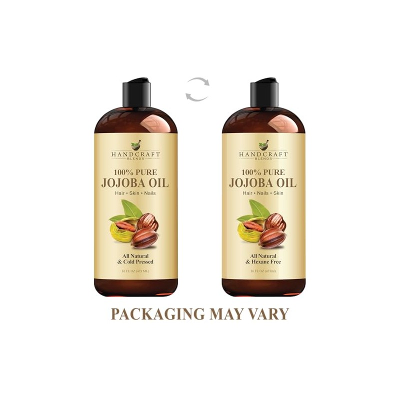 Handcraft Blends Jojoba Oil 473 100 Pure Natural Grade Carrier