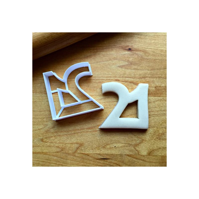 Sweet Prints Inc Number 21 Cookie Cutter - Dishwasher Safe