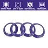 4PCS Center Console Dash Air Conditioner Vent Cover Trim Interior